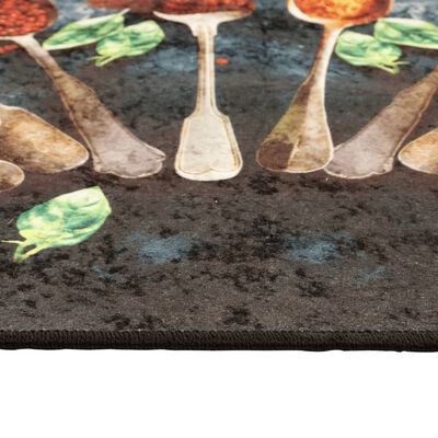 vidaXL Kuhinjski tepih raznobojni 60 x 180 cm perivi i protuklizni