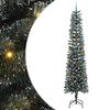 vidaXL Umjetno božićno drvce Zelena 240 cm PVC, Plastika i Čelik