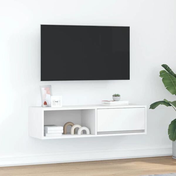 vidaXL TV ormarić bijeli 100x31x25,5 cm izrađeno drvo