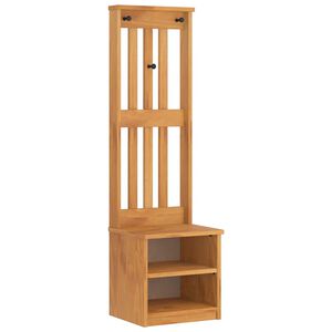 vidaXL Drvo za dvoranu SANDNES 45x40x159,5 cm puno drvo bor