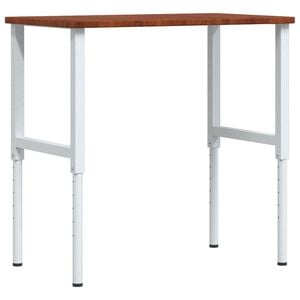 vidaXL Radni stol tamnosmeđi 100x60x(71,5-98) cm drveni pravokutni
