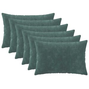 vidaXL Presvlaka za jastuk 6 pcs HEERLEN Morska plava 30 x 50 cm