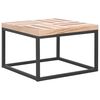 vidaXL Stolić za kavu od masivnog drva 50 x 50 x 33,5 cm