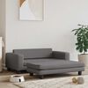 vidaXL Krevet za pse s produžetkom sivi 100 x 50 x 30 cm umjetna koža