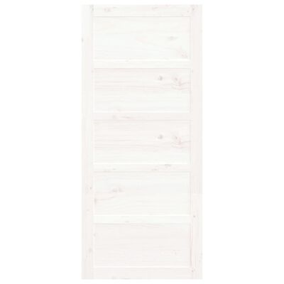 vidaXL Vrata za staju bijela 90 x 1,8 x 204,5 cm od masivne borovine