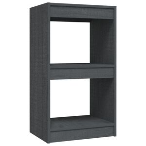 vidaXL Ormarić za knjige sivi 40x30x71,5 cm od masivne borovine