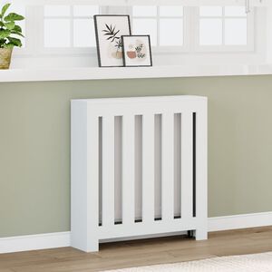 vidaXL Pokrov za radijator bijeli 78 x 20 x 82 cm konstruirano drvo