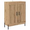 vidaXL Highboard Umjetnički hrast 69,5 x 34 x 180 cm Konstruirano drvo