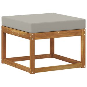 vidaXL Vanjski otoman Čvrsto drvo akacije Prirodna