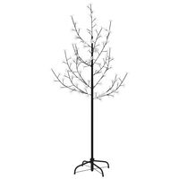 vidaXL Drvce rascvjetane trešnje 84 tople bijele LED žarulje 120 cm