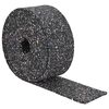 vidaXL Gumena granulatna ploča Crna 500 x 12 x 0,6 cm Guma