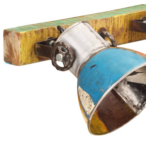 vidaXL Industrijska zidna svjetiljka vi&scaron;ebojna 90 x 25 cm E27