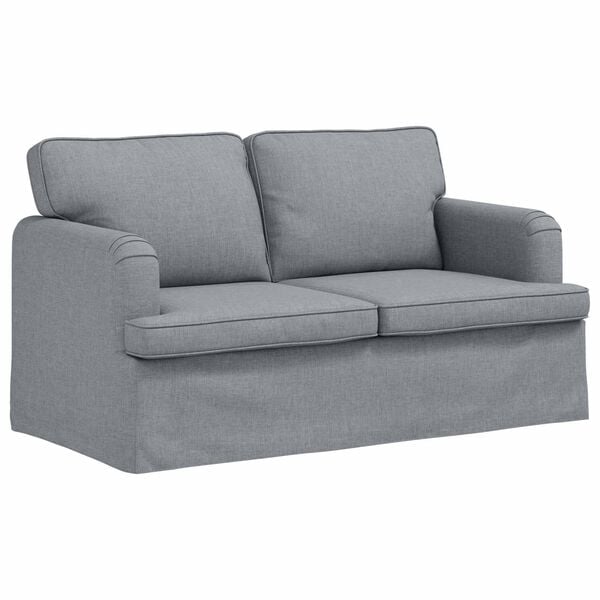 vidaXL Sofa Svijetlo siva 144 x 80 x 85 cm tkanina