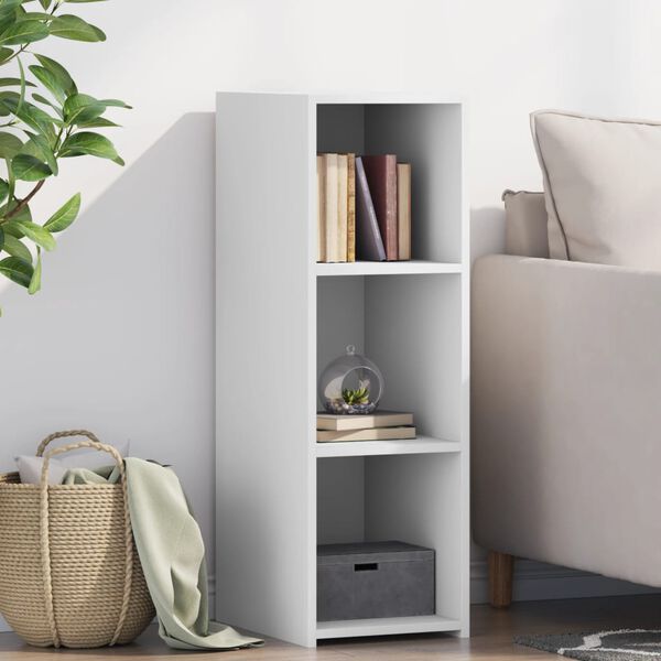 vidaXL Komoda bijela 30x41x93 cm od konstruiranog drva