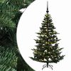 vidaXL Umjetno božićno drvce s kuglicom 120 cm 150 LED lampica