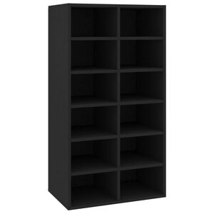 vidaXL Stalak za cipele crni 54 x 34 x 100,5 cm konstruirano drvo