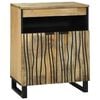 vidaXL Komoda s ladicama Smeđa 60 x 33 x 75 cm masivno drvo manga
