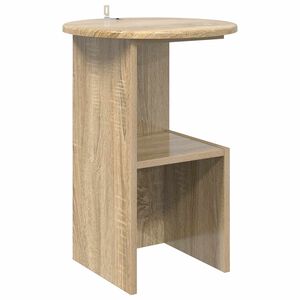 vidaXL Bocni stol Hrast sonoma &Oslash; 39,5 x 55 cm Konstruirano drvo