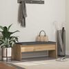 vidaXL Klupa za hodnik s jastukom Umjetnički hrast 103 x 38 x 40 cm
