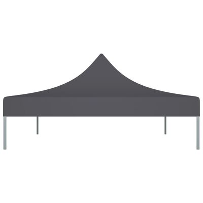 vidaXL Krov za šator za zabave 4 x 3 m antracit 270 g/m²