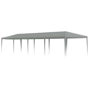 vidaXL &Scaron;ator za zabave Svijetlo siva 1200 x 300 x 255 cm PE i čelik