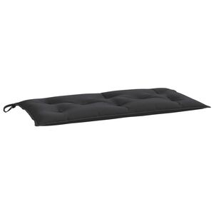 vidaXL Jastuk za vrtnu klupu crni 100 x 50 x 7 cm od tkanine Oxford