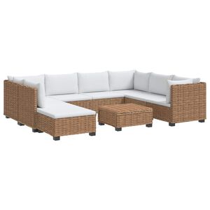 vidaXL 9 kom. Ratan Lounge Set s Jastucima GENDT Prirodni ratan