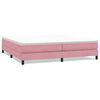 vidaXL Box Spring krevet bez madracem ružičasti 200x210 cm samt