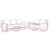 vidaXL 2-dijelni set sofa s jastucima krem od umjetne kože