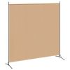 vidaXL Sobna pregrada s 2 panela bijela 348 x 180 cm od tkanine