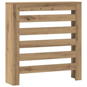 vidaXL Pokrov za radijator boja artisian hrast 78x20x82 cm drveni