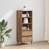 vidaXL Highboard Umjetnički hrast 40 x 36 x 110 cm Konstruirano drvo