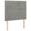 vidaXL Box spring krevet s madracem svjetlosivi 90x190 cm bar&scaron;unasti
