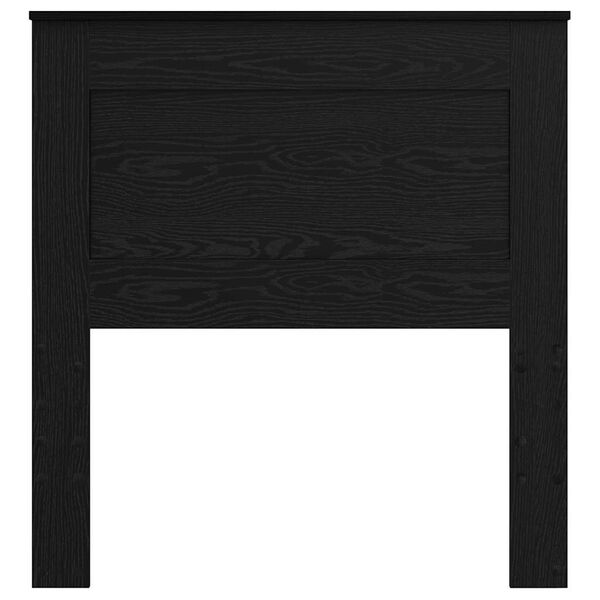 vidaXL Uzglavlje s uzglavljem Crni hrast 75 cm Konstruirano drvo