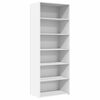 vidaXL Visoka komoda bijela 70x41x185 cm od konstruiranog drva