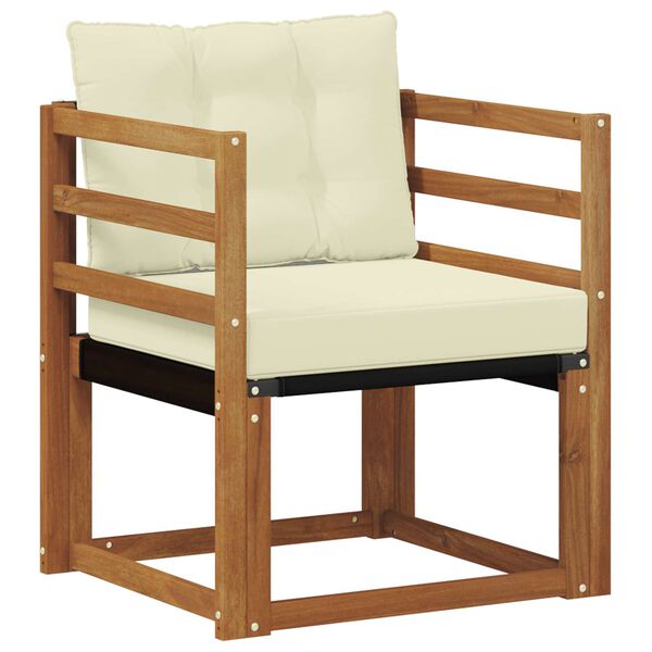 vidaXL Set vanjskih sofa Čvrsto drvo akacije i Textilene