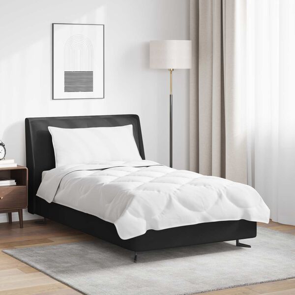 vidaXL Set deka s jastukom 2 pcs Bijelo Mikrofibra