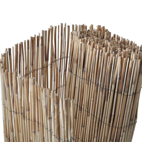 vidaXL Ograda od trske Prirodna 300 x 140 cm Reed