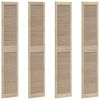 vidaXL Ormarna vrata s vratima 4 pcs Prirodna 201 x 2,1 x 39,5 cm