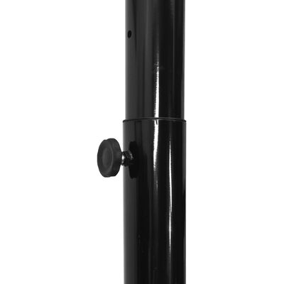 vidaXL Košarkaški stalak crni 258 - 363 cm od polietilena