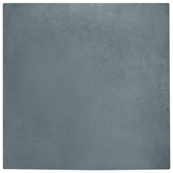 vidaXL Faux Rabbit Fur Rug Olite Antracit 240 x 240 cm Poliester