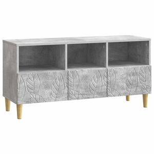 vidaXL TV ormar 102 x 34,5 x 50 cm Betonska siva Konstruirano drvo