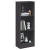 vidaXL Ormarić za knjige s 3 razine sivi 40x24x109cm konstruirano drvo