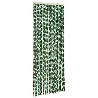 vidaXL Zastor protiv muha zelena i bijela 100 x 230 cm od šenila