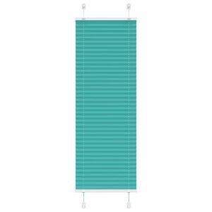 vidaXL Plisirana zavjesa petrolej zelena 40x100 cm &Scaron;irina tkanine 39,4 cm Poliester