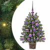 vidaXL Umjetno božićno drvce s 150 LED svjetlima Zelena 75 cm PE i PVC