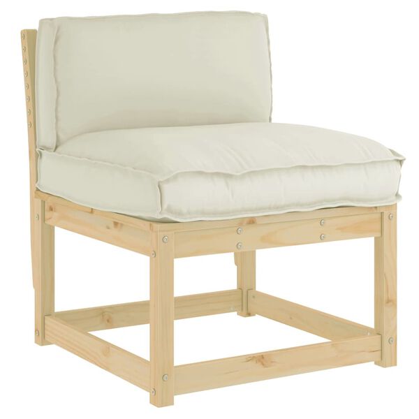 vidaXL Jastuk Krema 70 x 40 x 12 cm Oxford tkanina