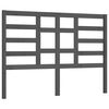 vidaXL Uzglavlje za krevet sivo 126 x 4 x 104 cm od masivne borovine