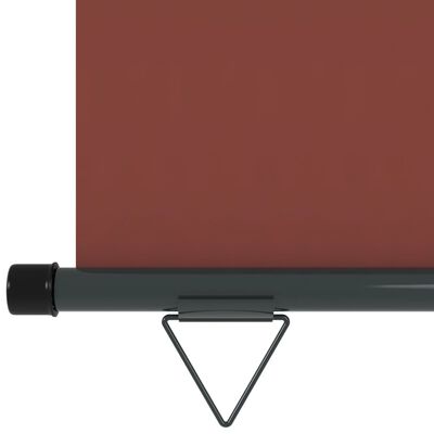 vidaXL Balkonska bočna tenda 122 x 250 cm smeđa