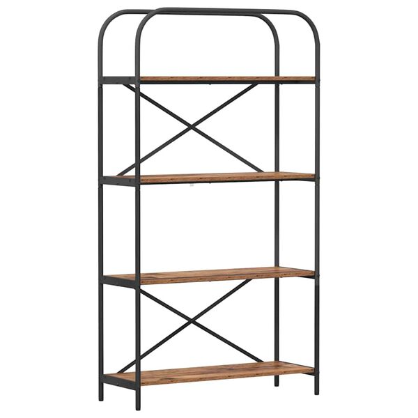 vidaXL Polica Staro drvo 80 x 30 x 146 cm Konstruirano drvo